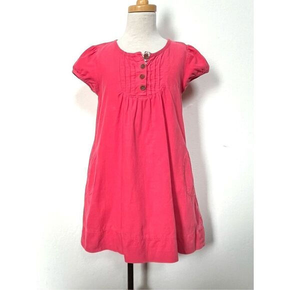 mini Boden Girls 7/8 Red Corduroy Dress BUY 2 GET 1 FREE - Picture 1 of 8